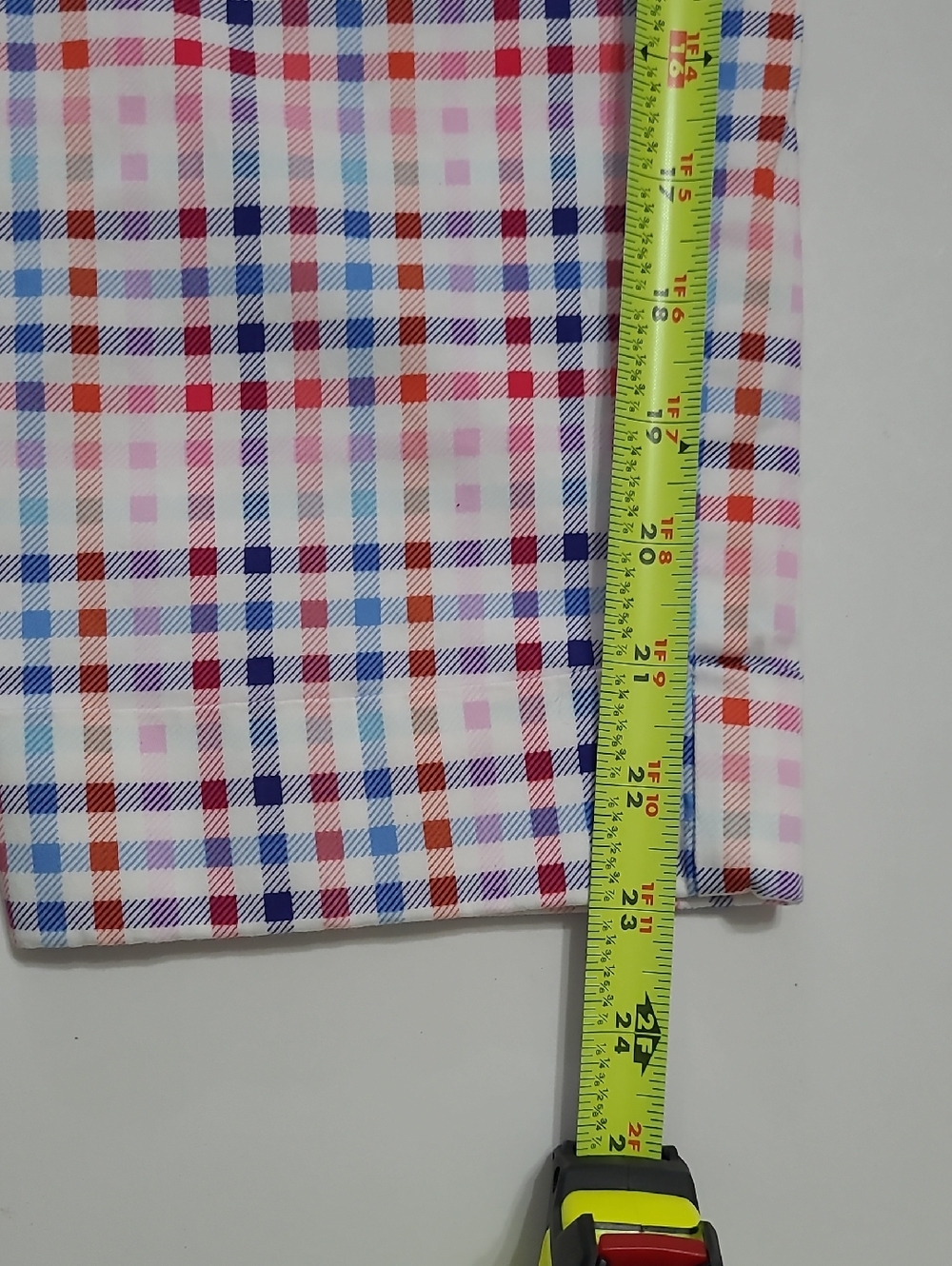 7th Avenue Design Studio Colorful Plaid Checked Cropped Pants size 10 - Picture 7 of 8
